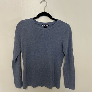 PLANET GOLD | Heather Blue Top, Size Juniors Large